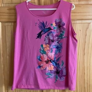 Woman’s pink White Stag tank top 2X